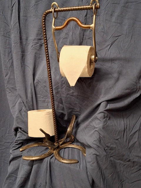 freestanding toilet paper holder